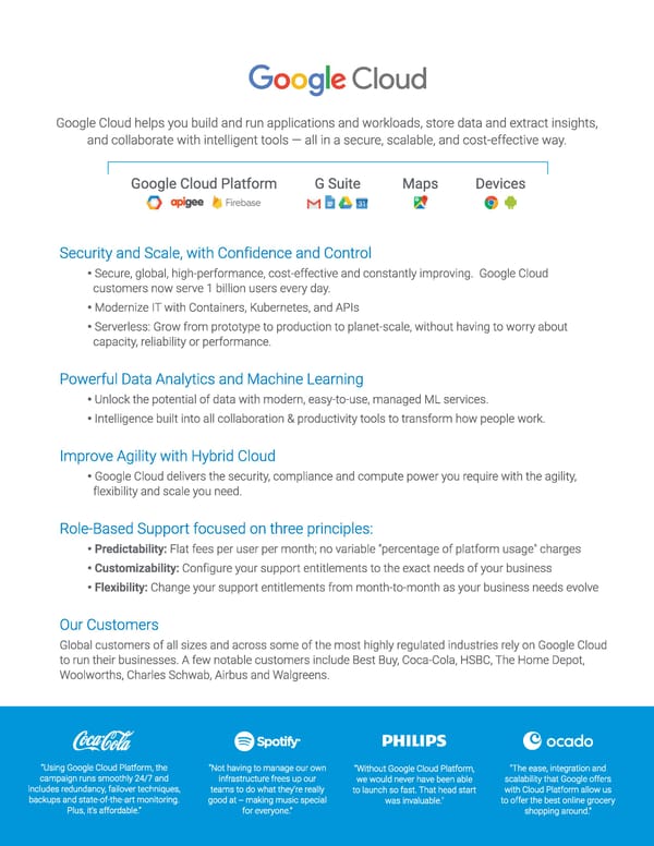 Google Cloud Flyer - Page 1