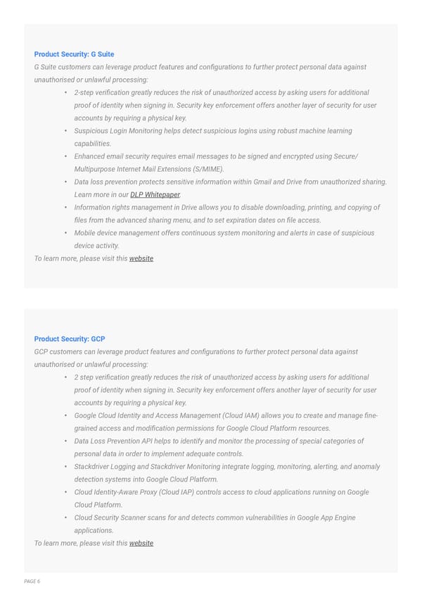 Google Cloud & GDPR - Page 6